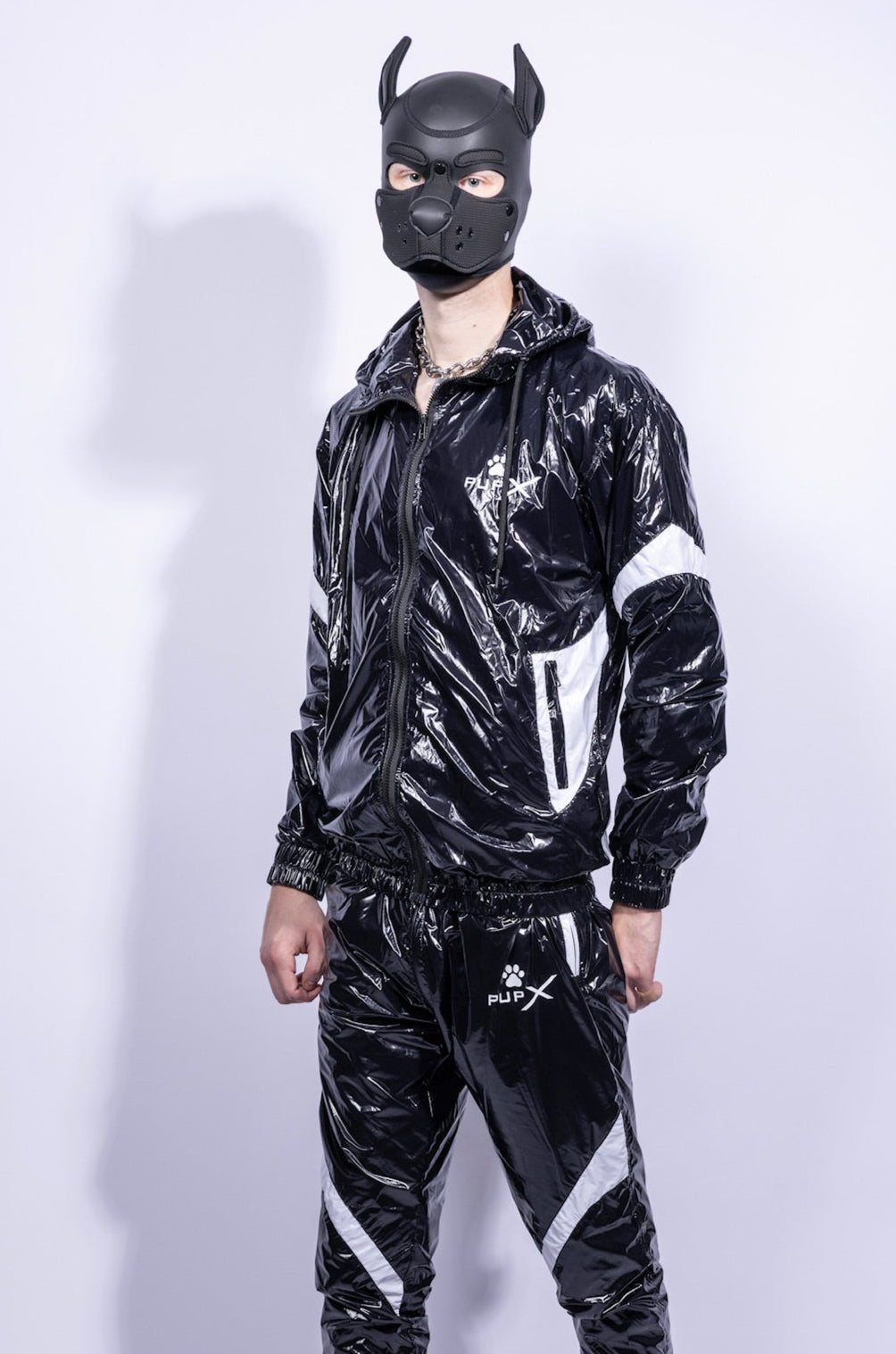 bark jacket I black/white I nylon pro