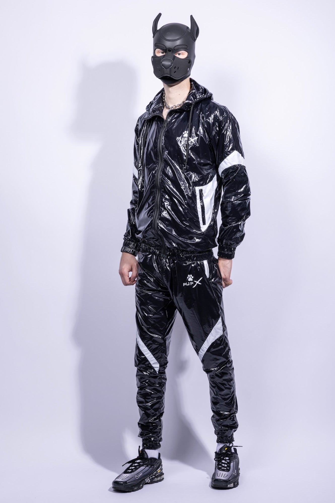 bark pants I black/white I nylon pro