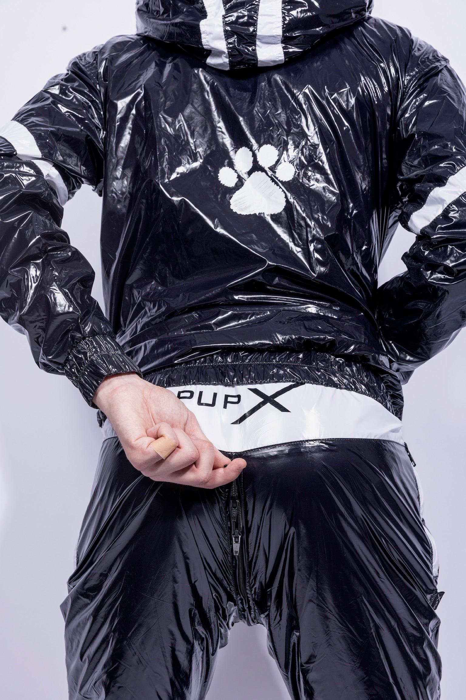 bark pants I black/white I nylon pro