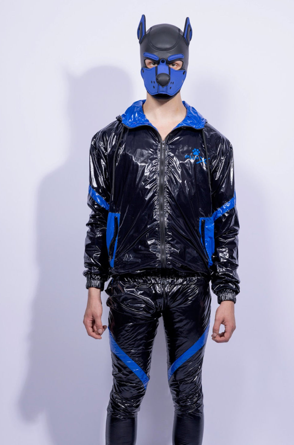 bark jacket I black/blue I nylon pro