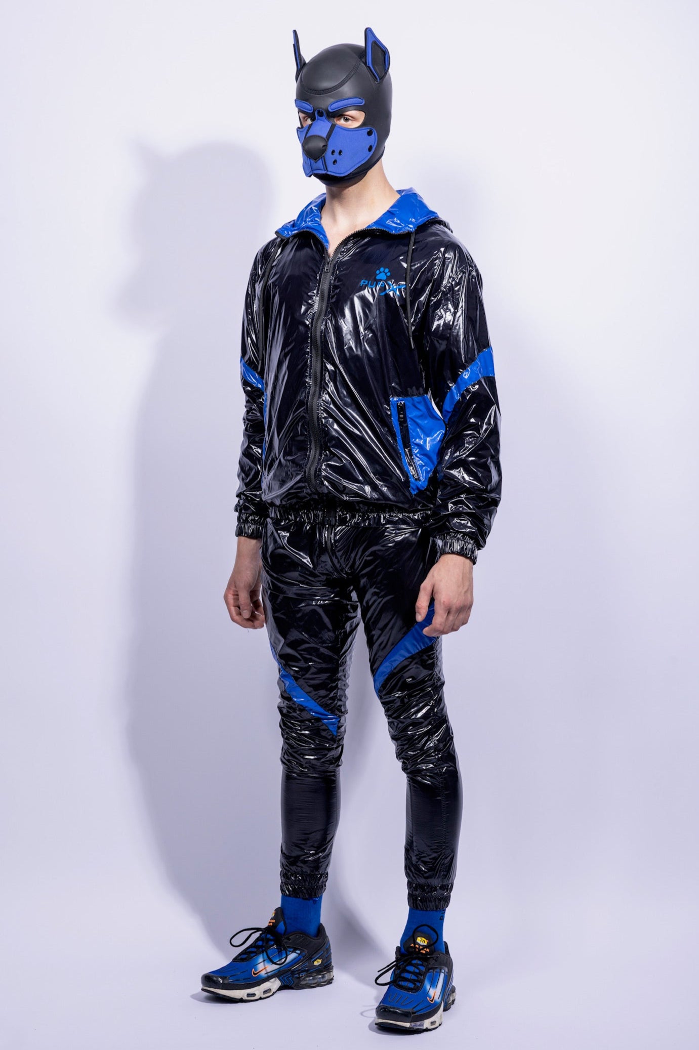 bark jacket I black/blue I nylon pro