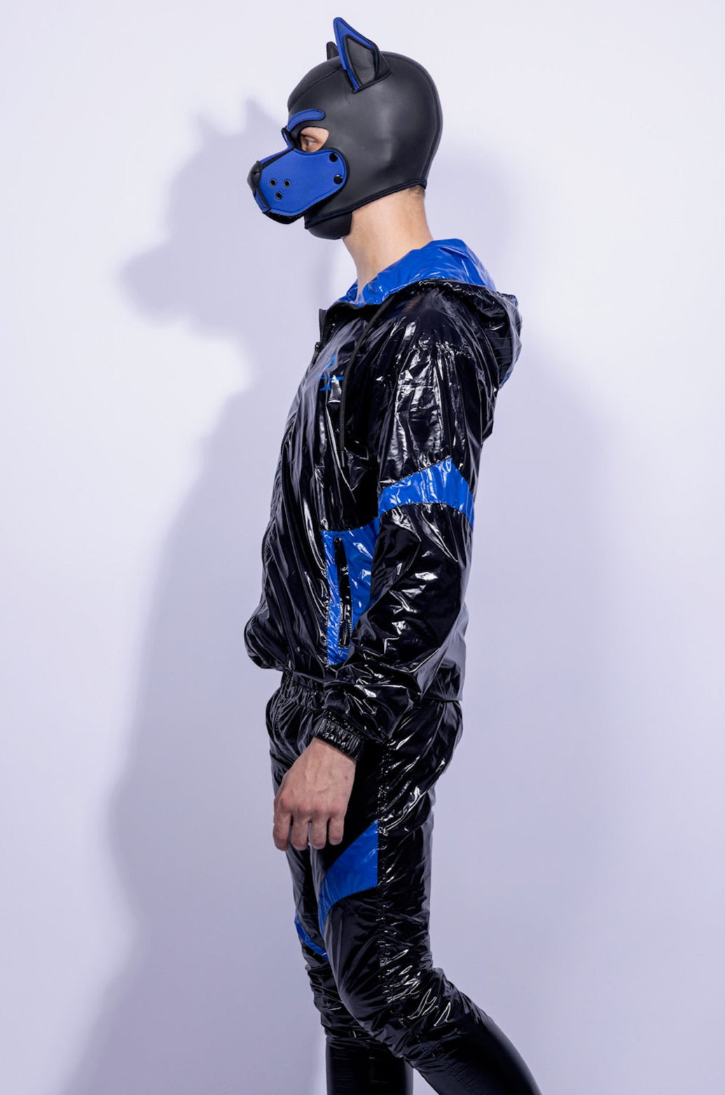 bark jacket I black/blue I nylon pro