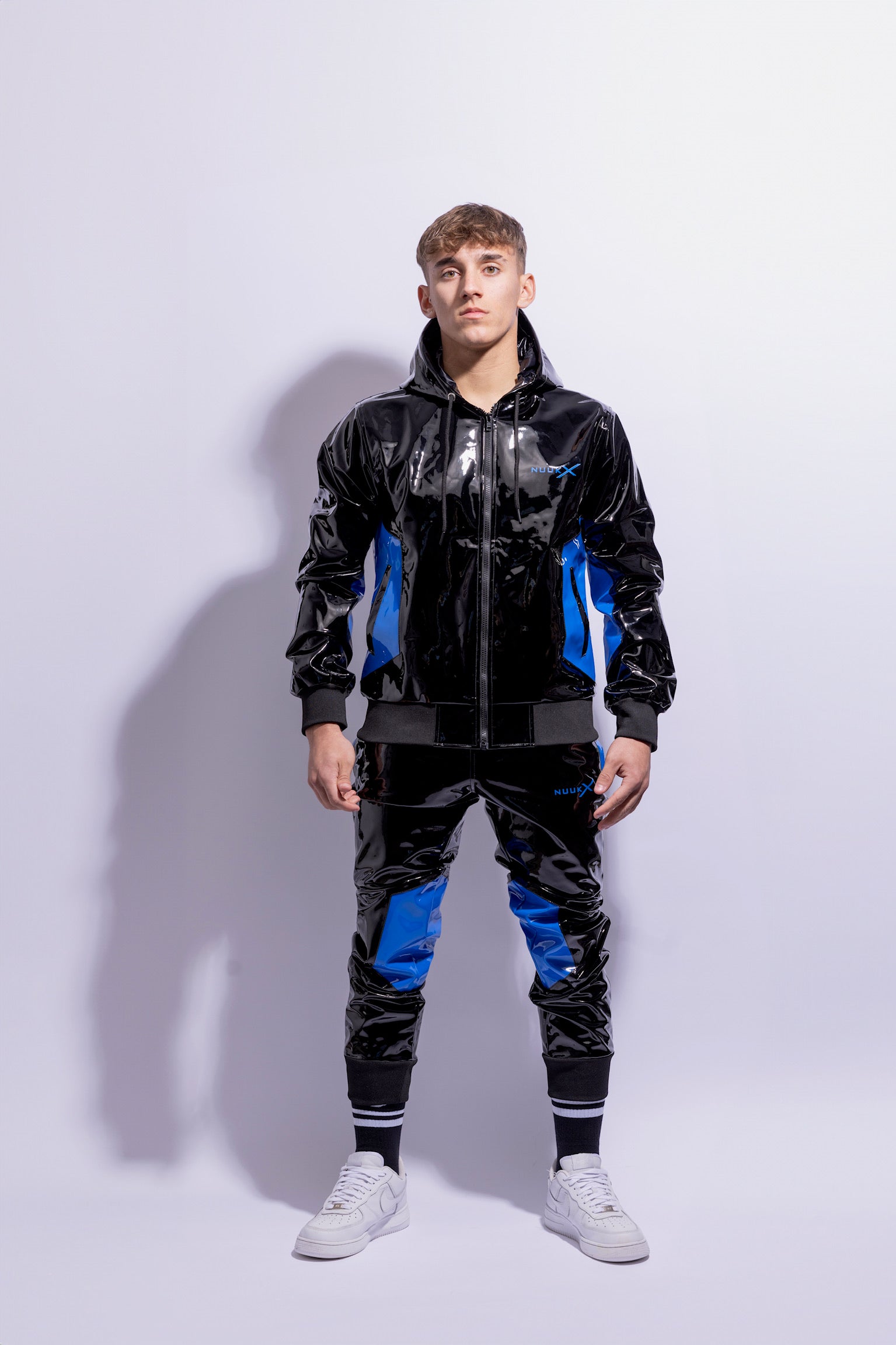datingstar berlin jacket I black/blue I pvc pro