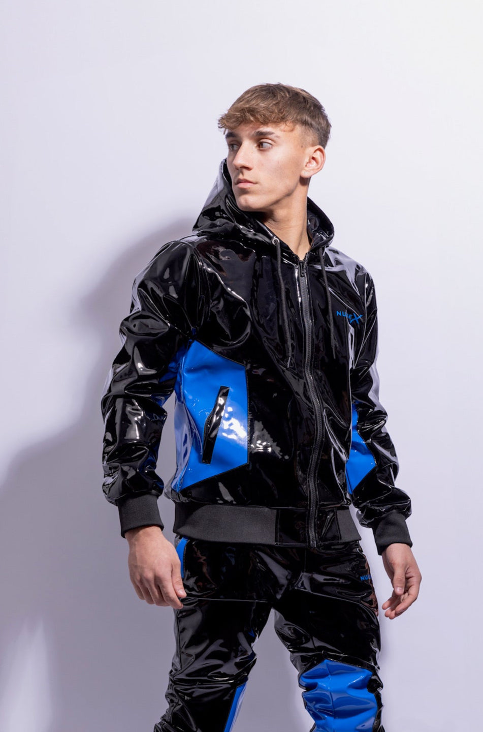datingstar berlin jacket I black/blue I pvc pro