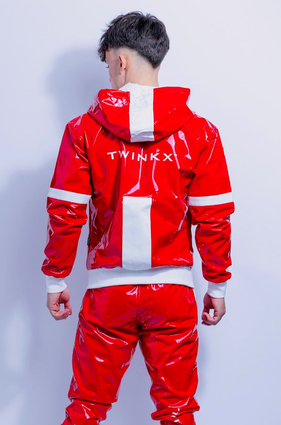 datingstar jacket I red/white I pvc pro