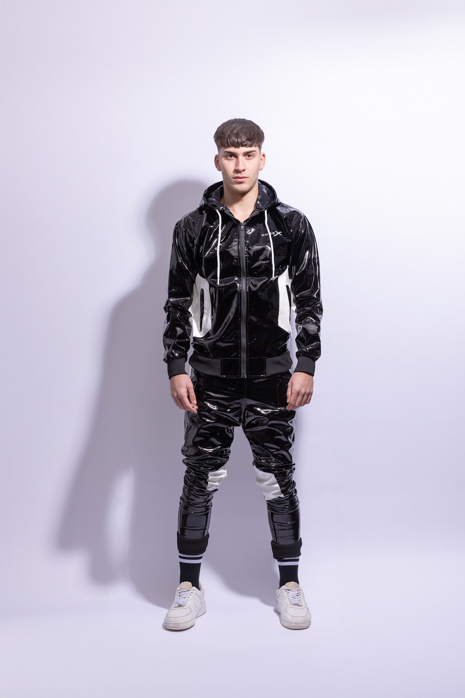 datingstar berlin pants I black/white I pvc pro