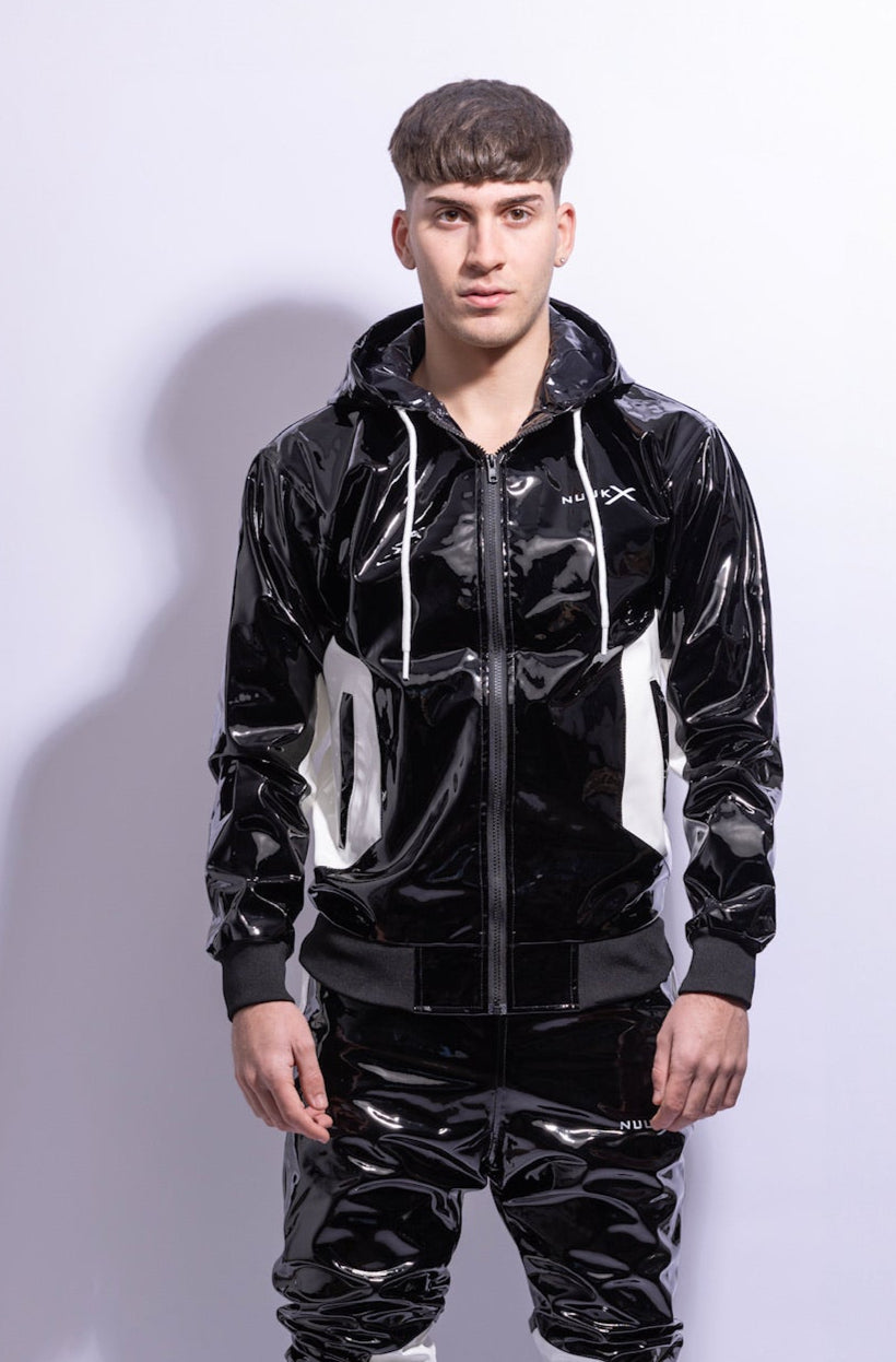 datingstar berlin jacket I black/white I pvc pro