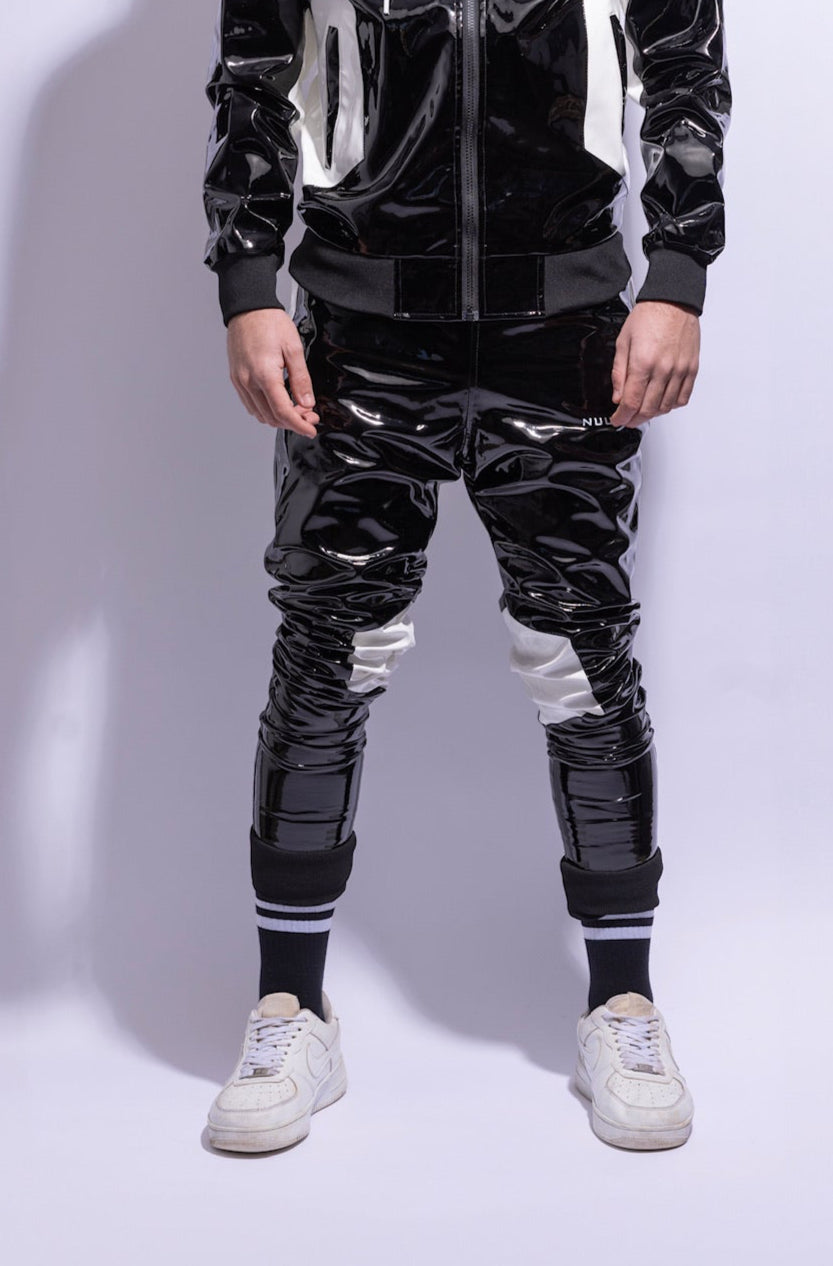 datingstar berlin pants I black/white I pvc pro