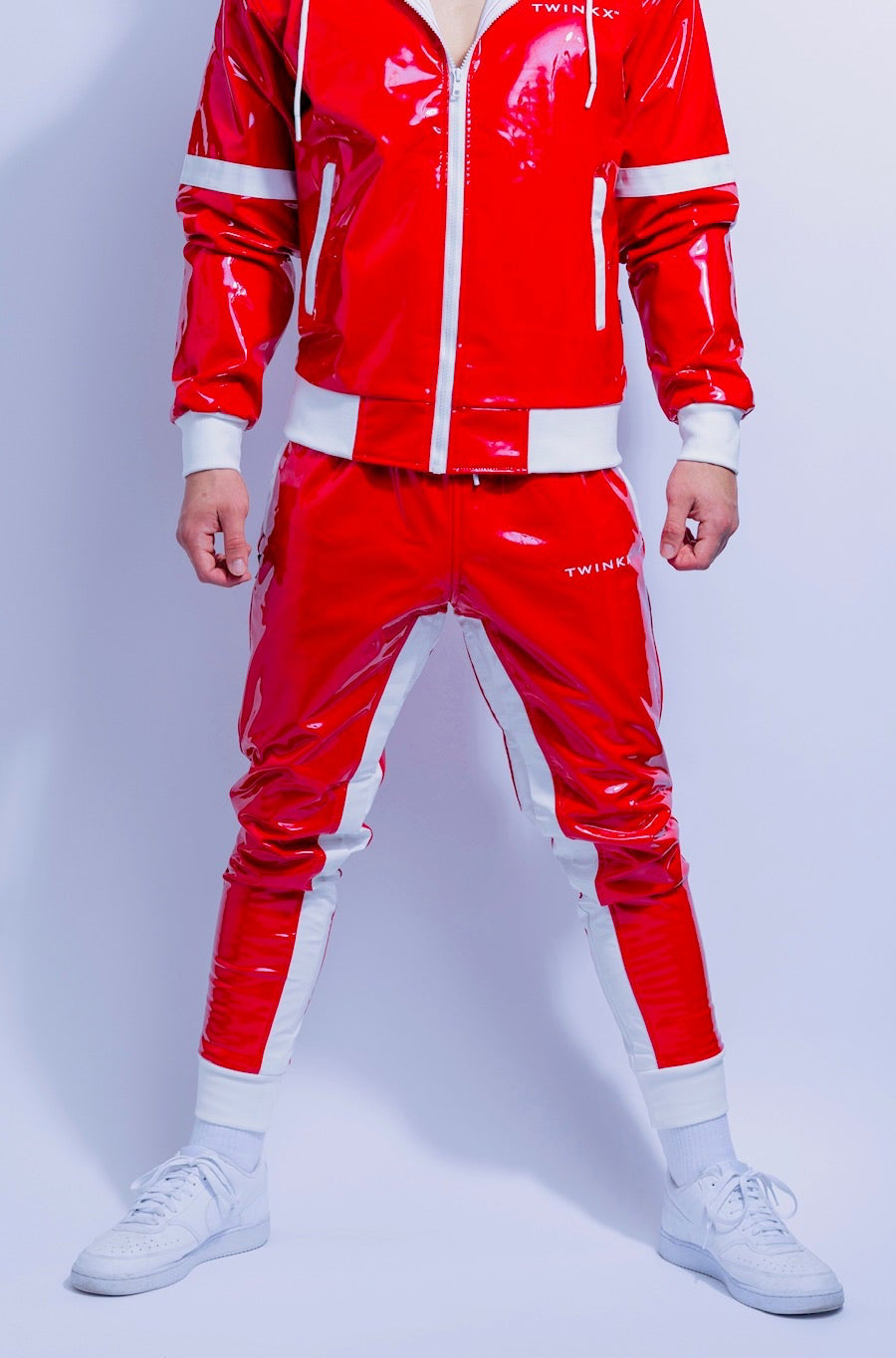 datingstar pants I red/white I pvc pro