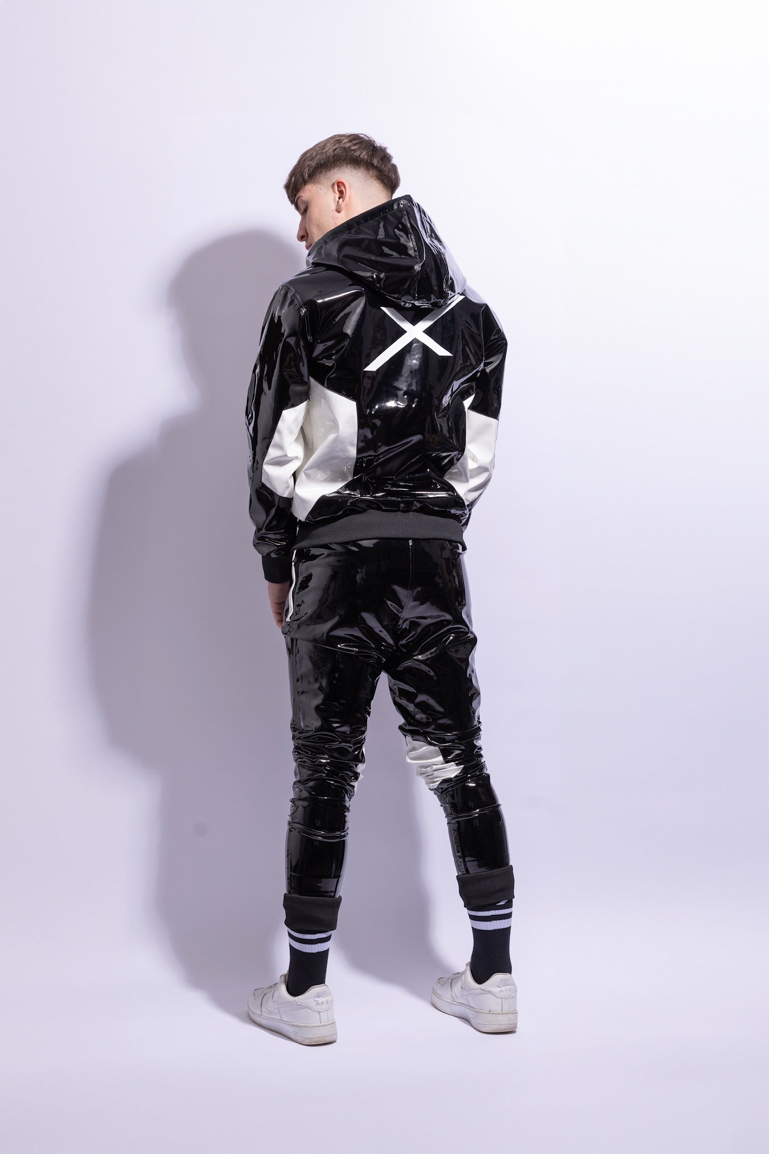 datingstar berlin jacket I black/white I pvc pro
