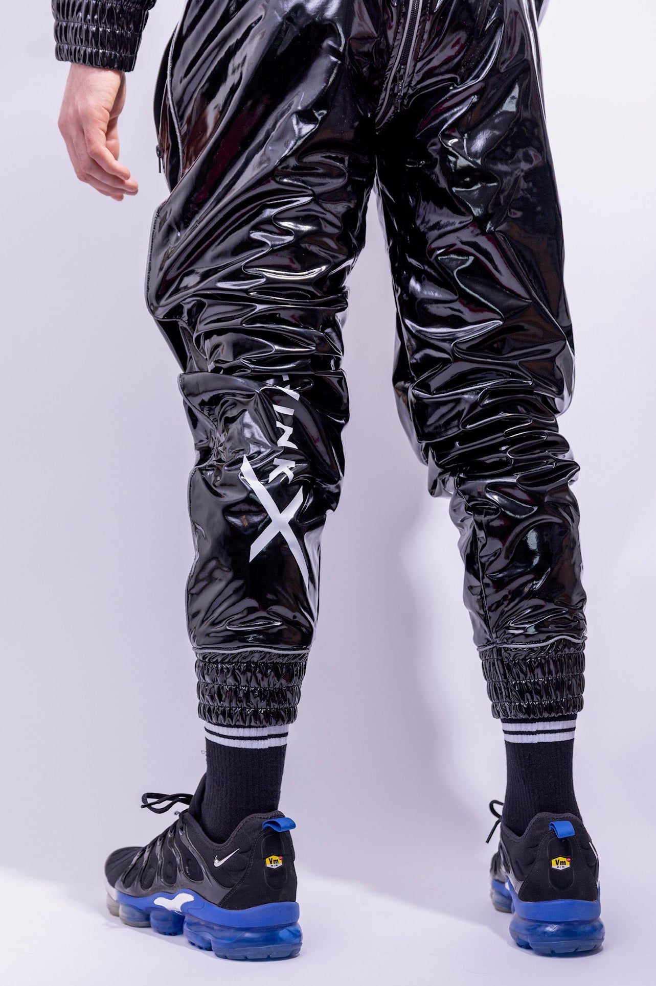 x frame pants I black/reflective I pvc