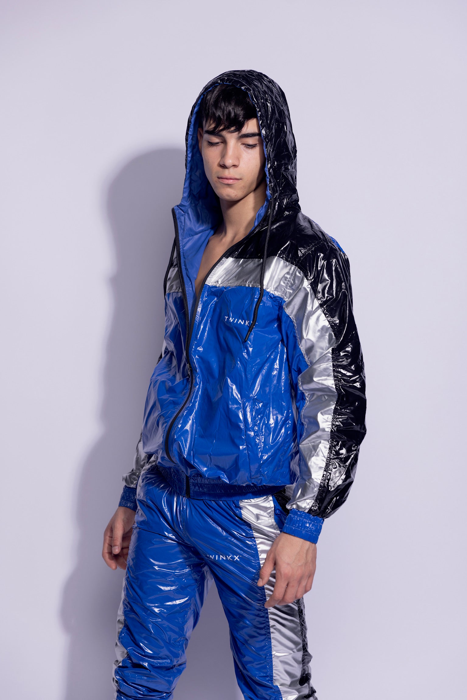 air aix jacket I sky blue I nylon PRO