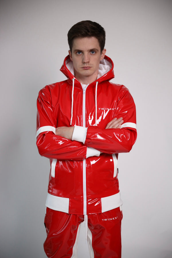 datingstar jacket I red/white I pvc pro