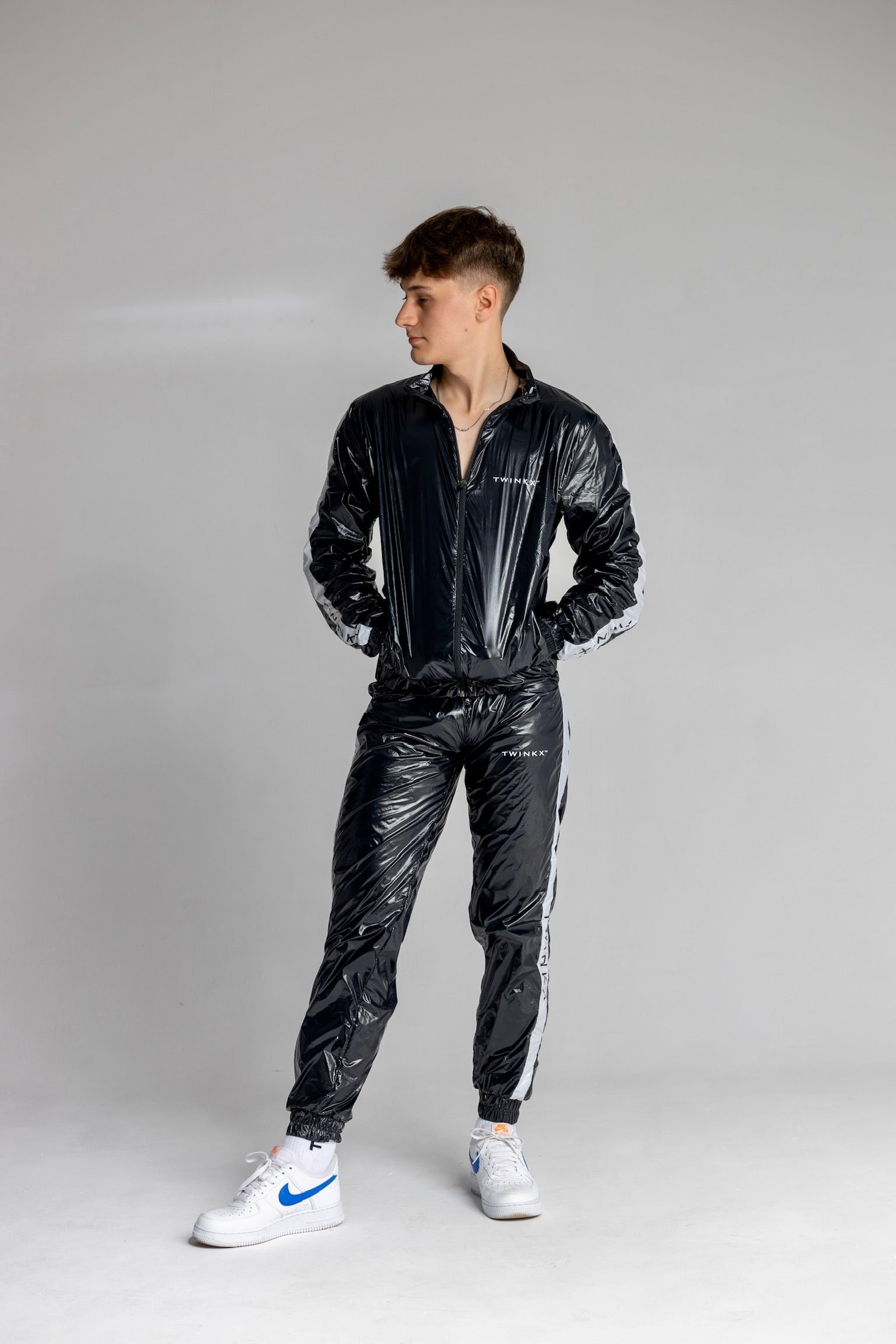 midnight jacket I black/white I nylon PRO