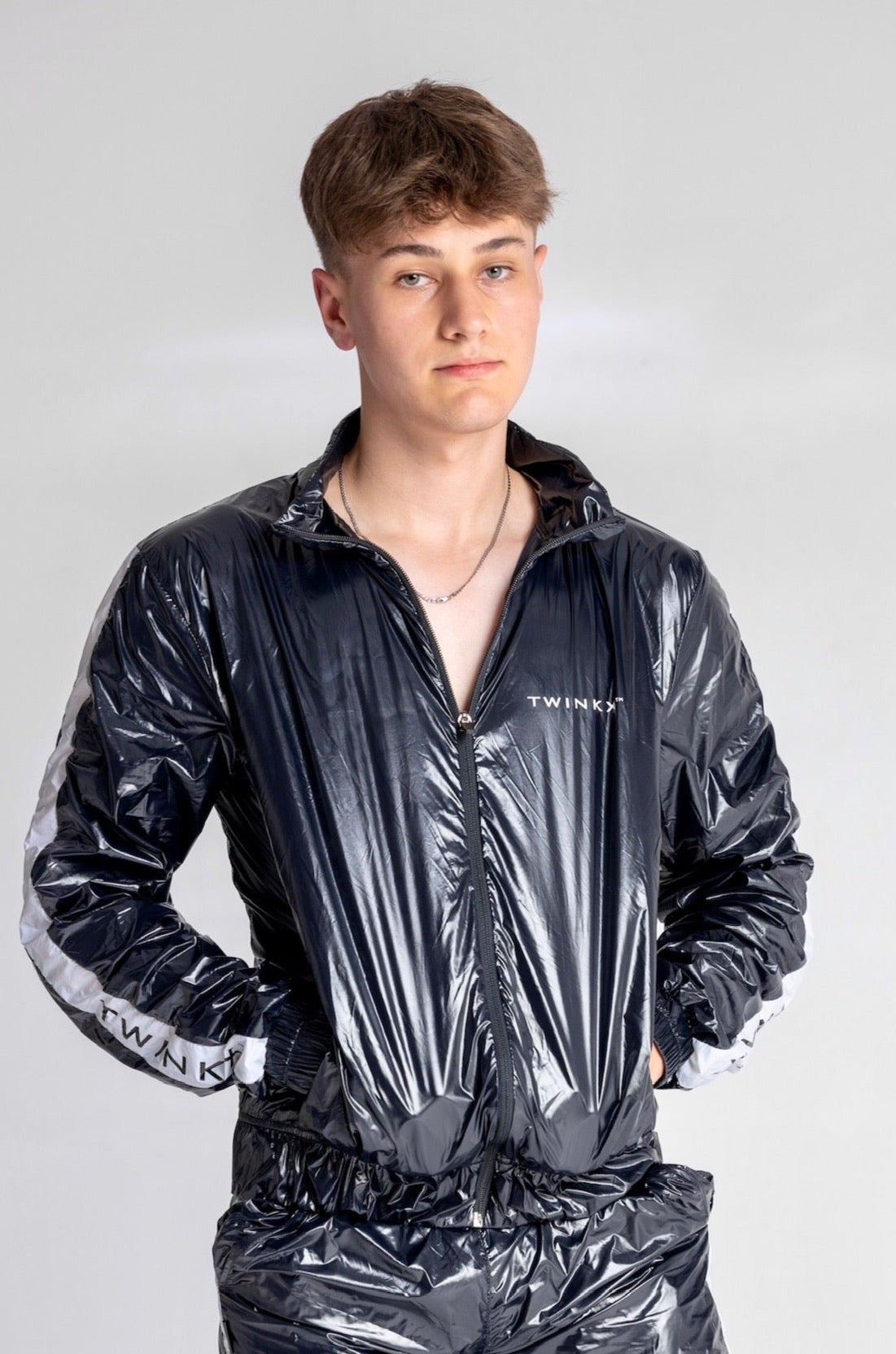 midnight jacket I black/white I nylon PRO