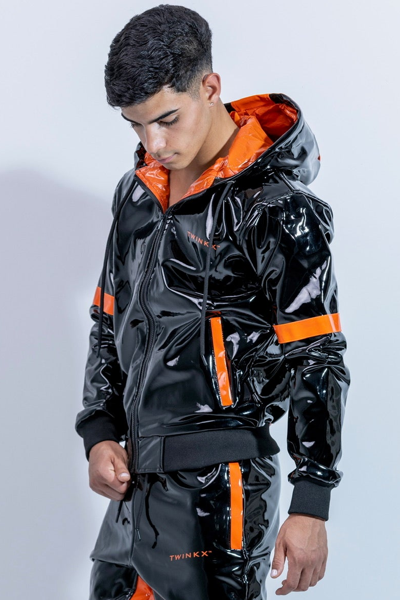 datingstar jacket I black/orange I pvc pro