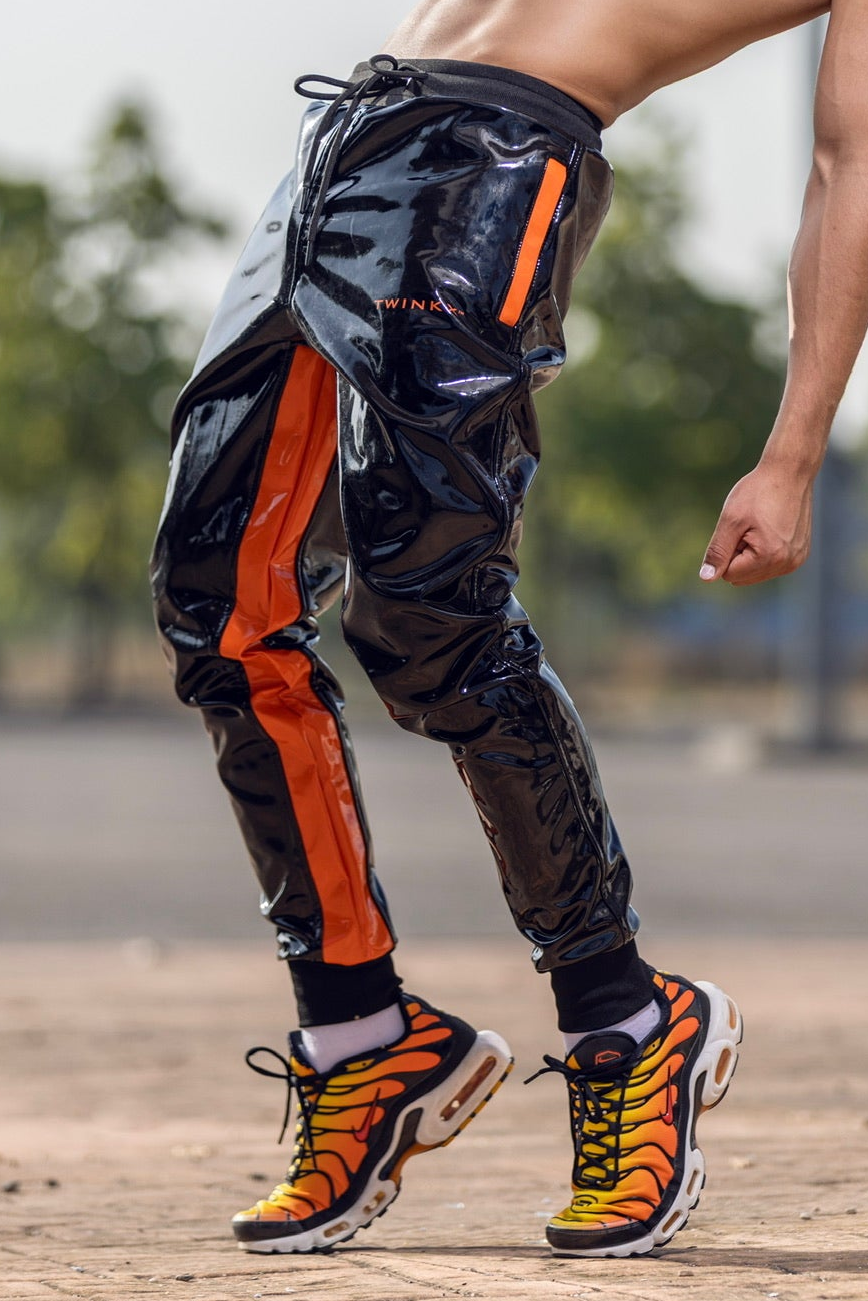 datingstar pants I black/orange I pvc pro