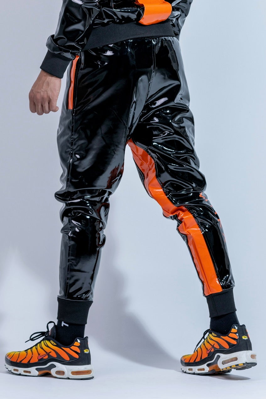 datingstar pants I black/orange I pvc pro