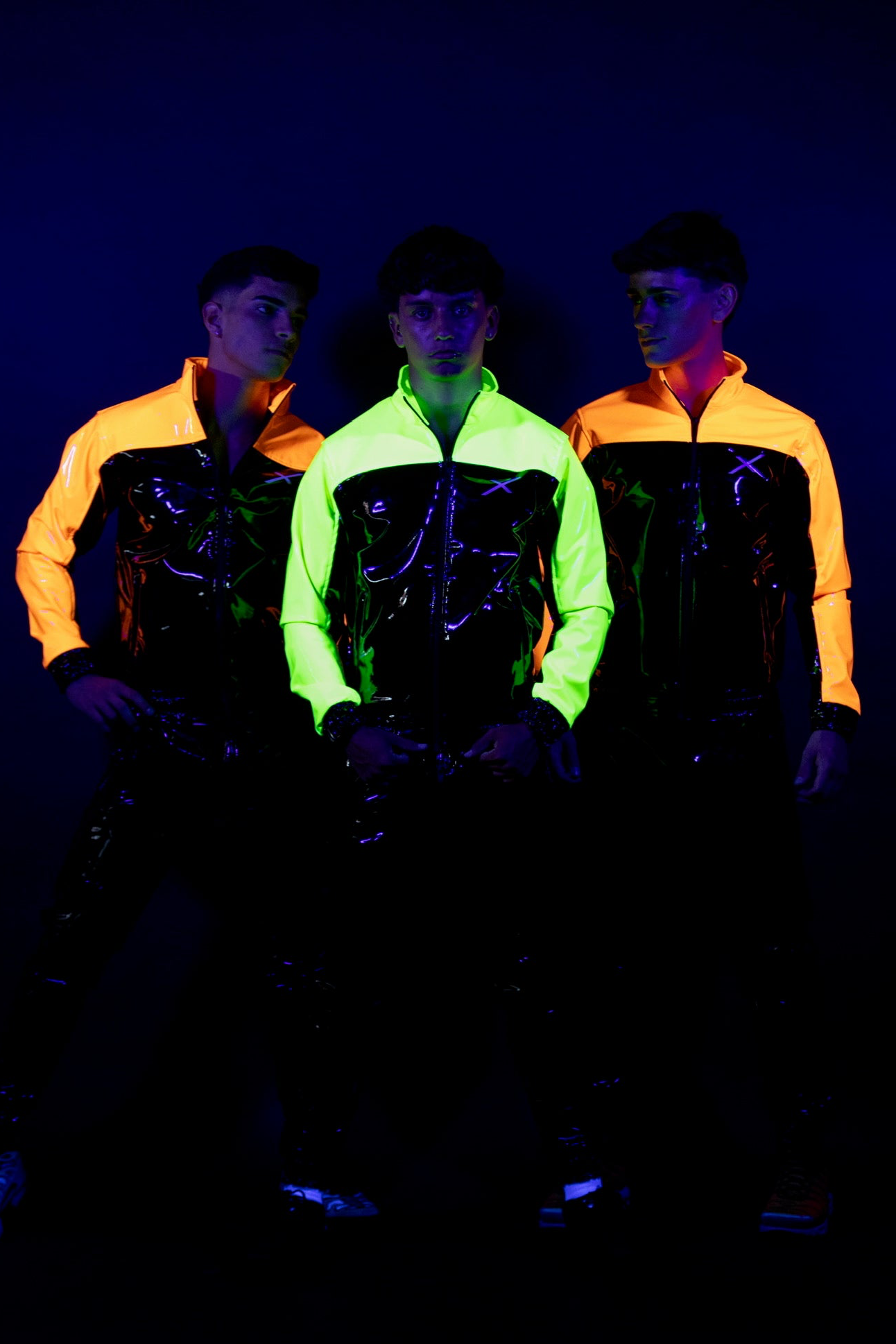 phoenix jacket I black/neon green I pvc pro