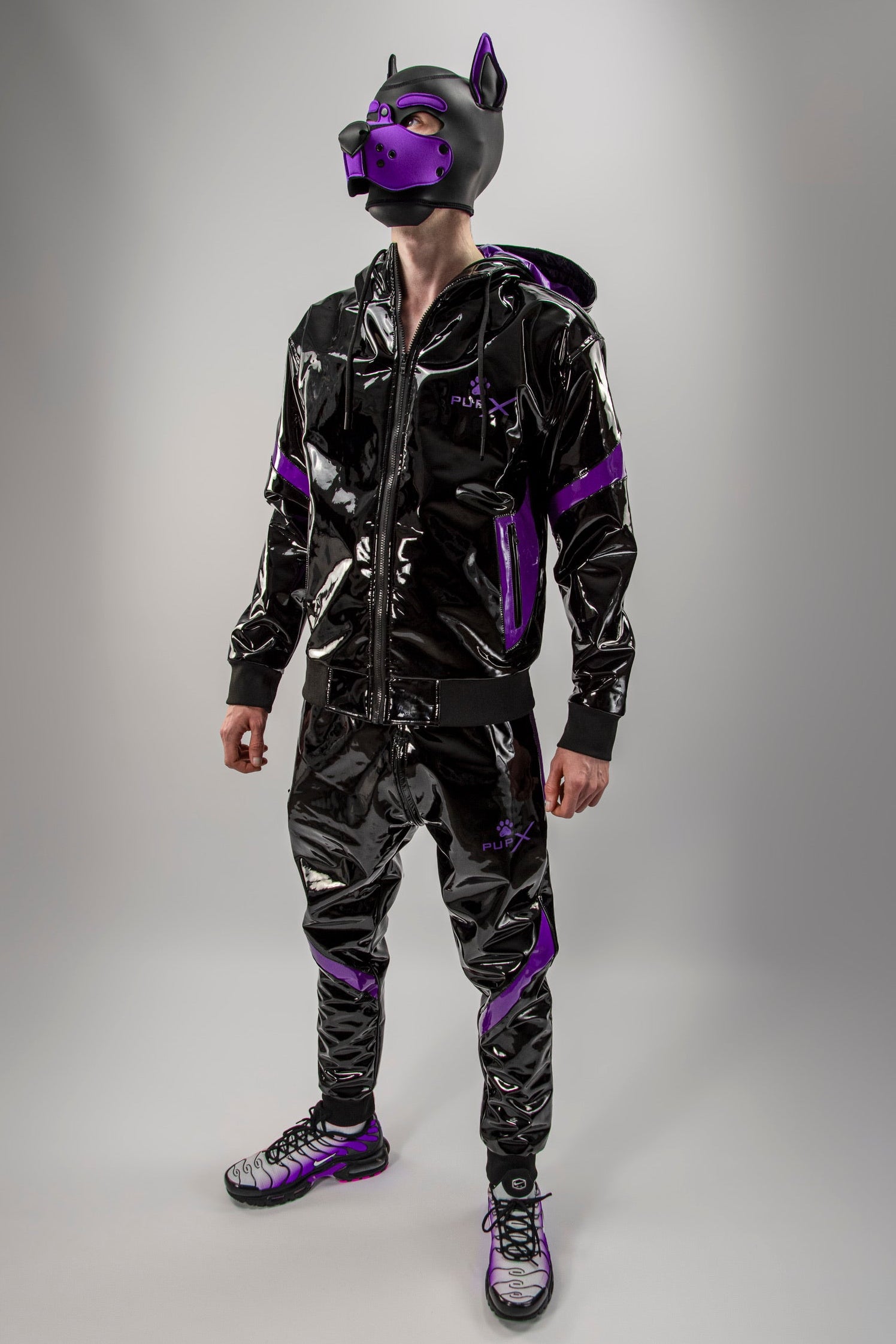 bark pants I black/purple I pvc pro