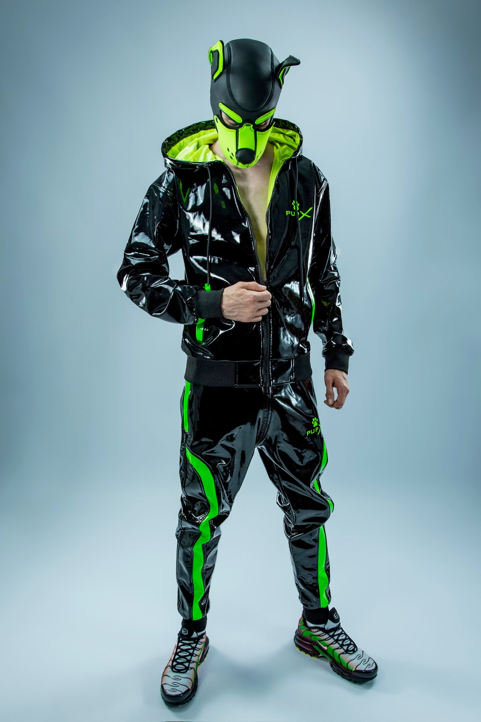nuzzle set I black/green I pvc pro
