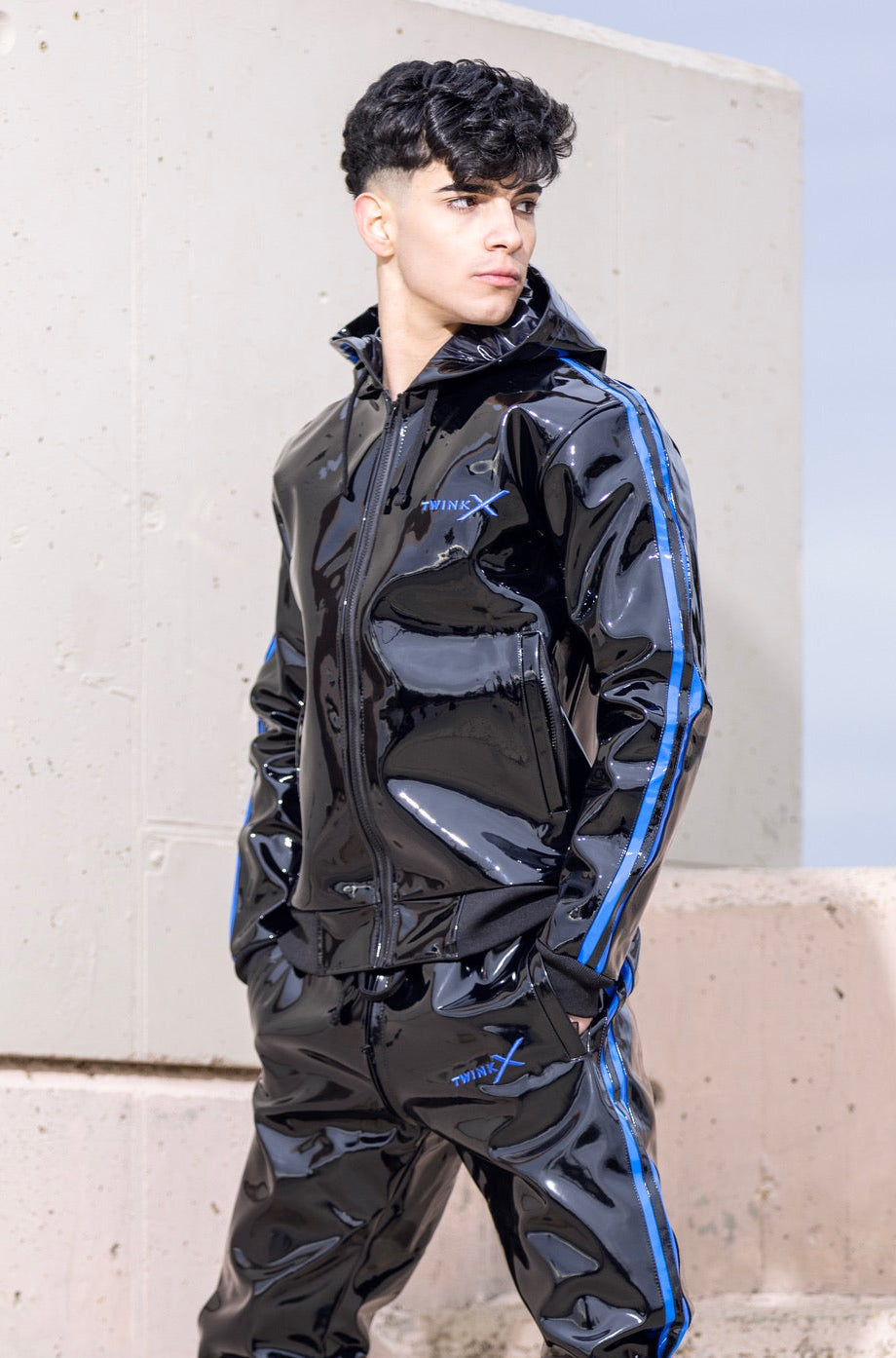 heroic x jacket I black/blue I pvc pro