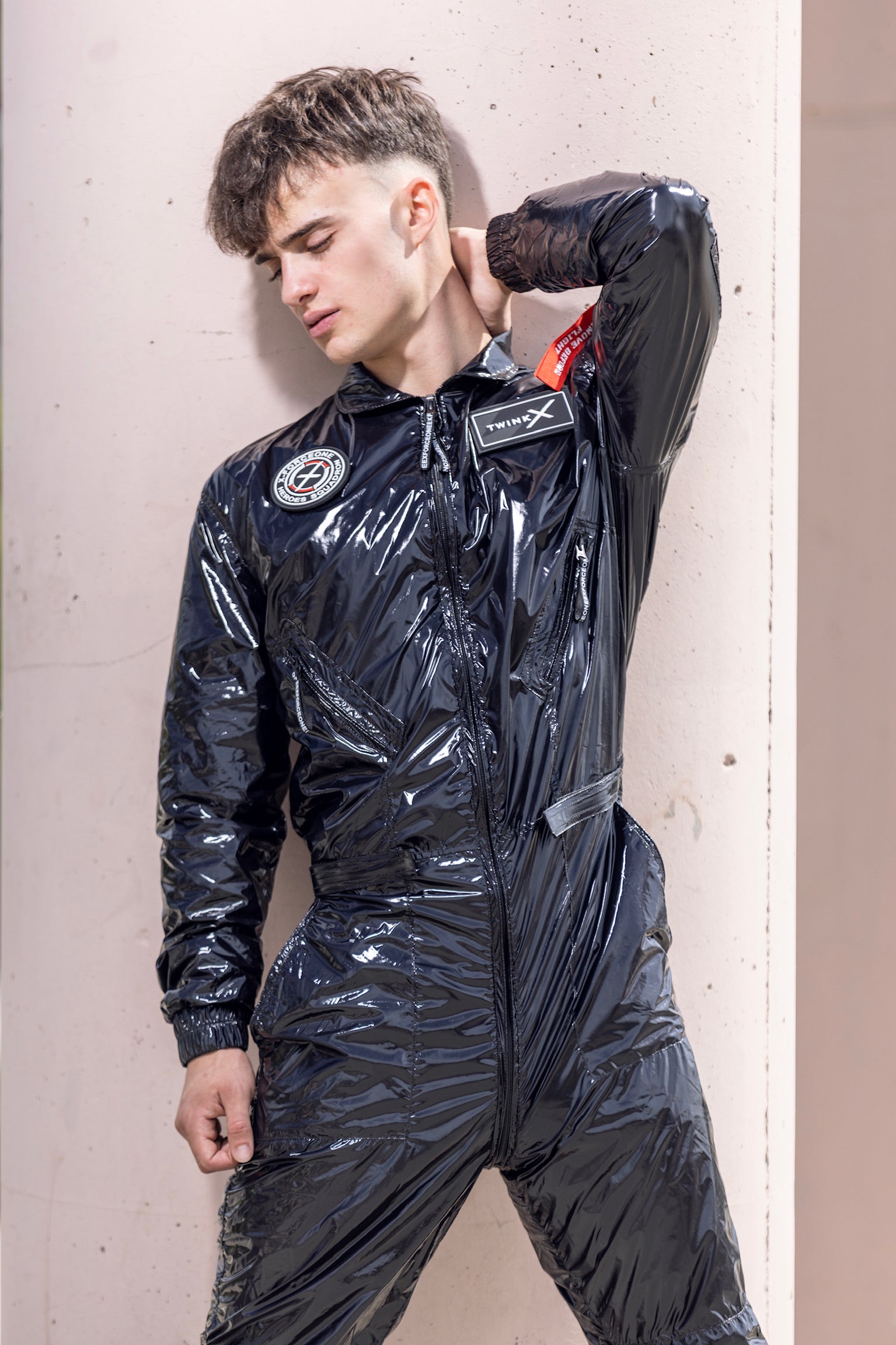 x-force flight suit I shiny black I nylon PRO