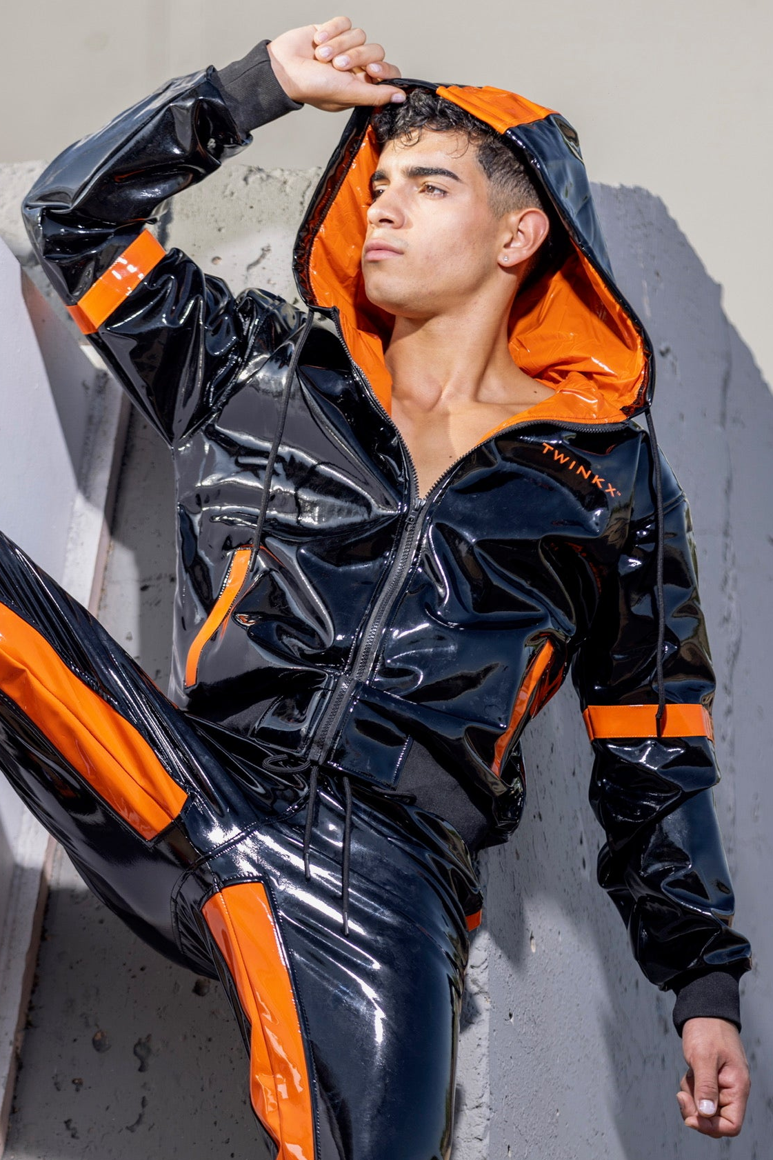 datingstar jacket I black/orange I pvc pro