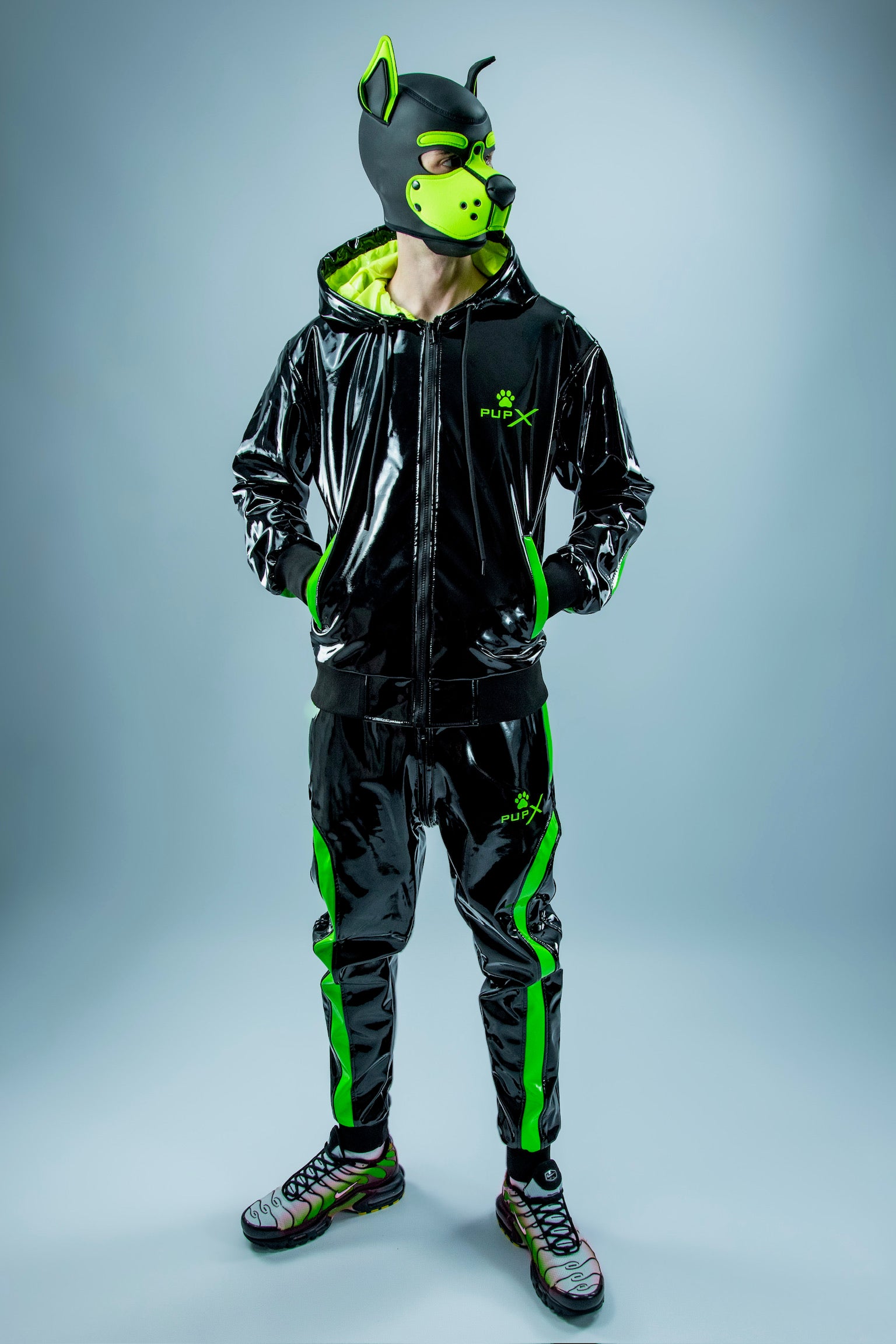 nuzzle set I black/green I pvc pro