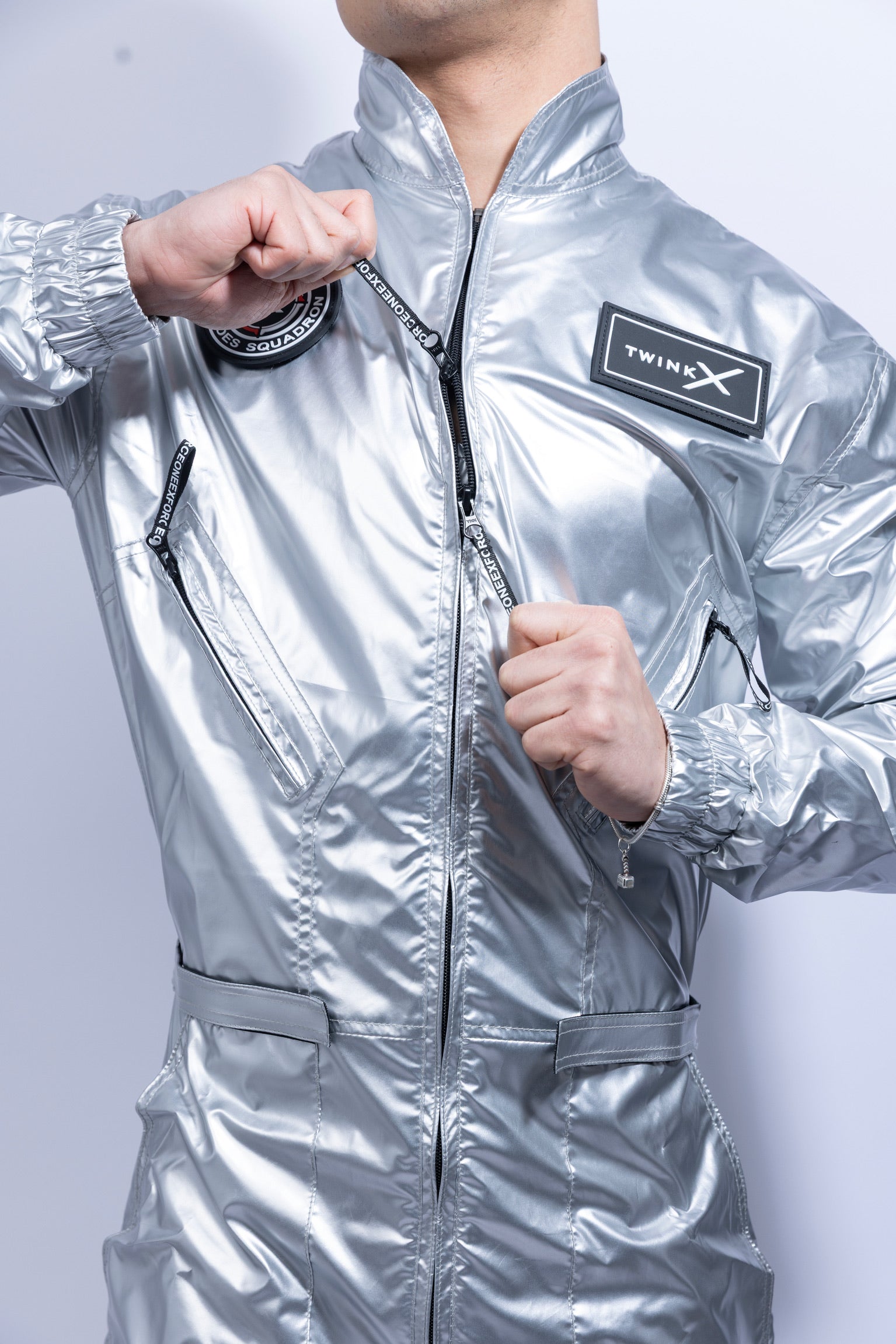 x-force flight suit I iced silver I nylon PRO
