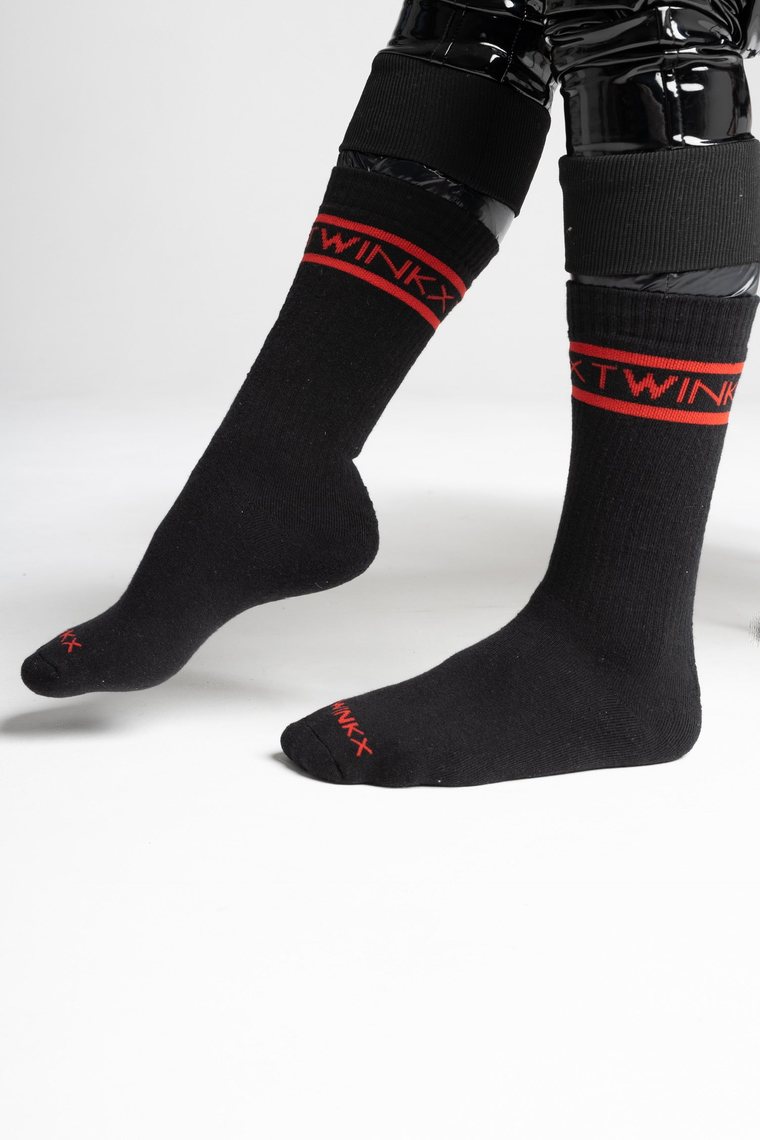 crew sox I black/red