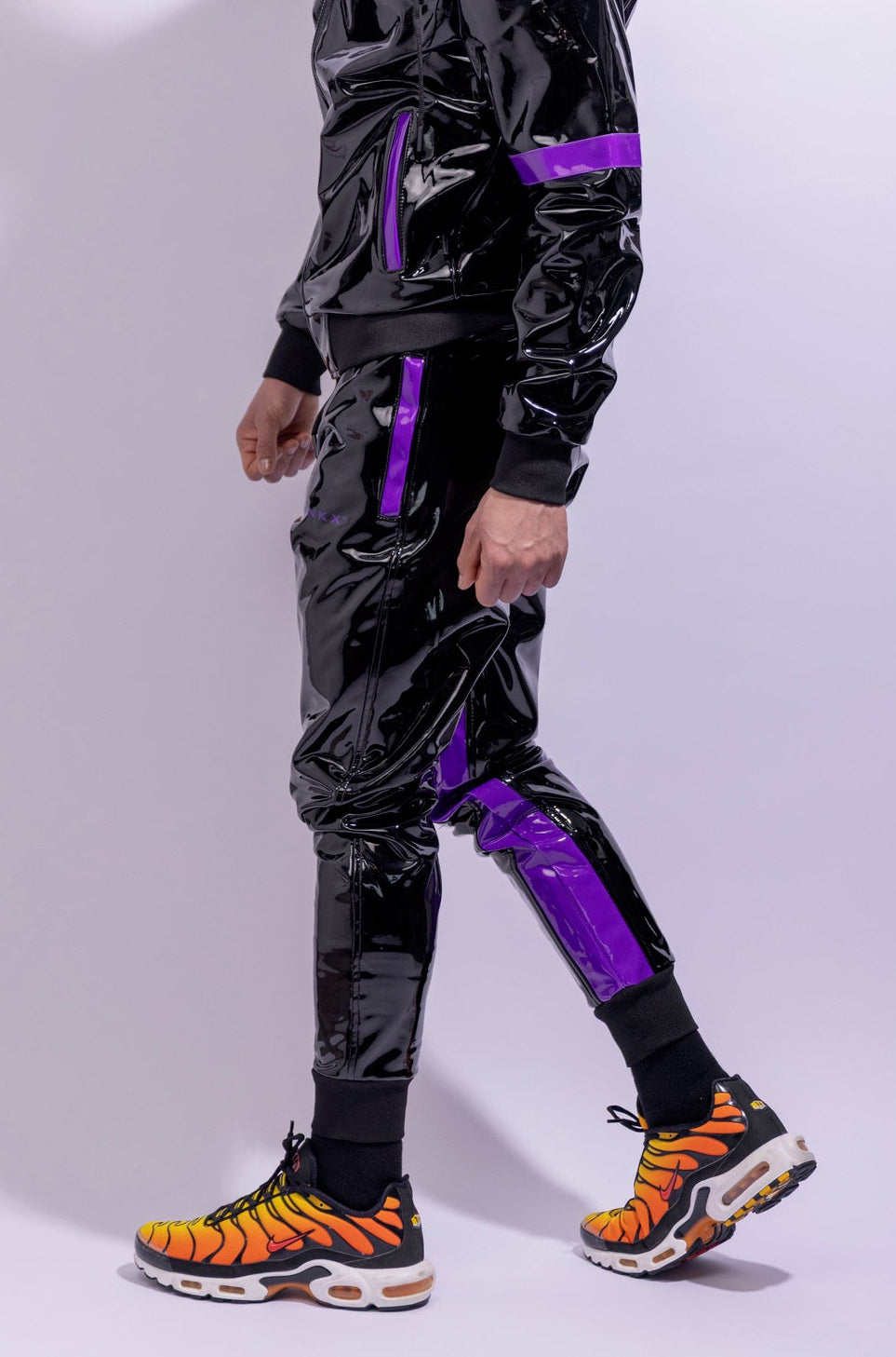 datingstar pants I black/purple I pvc pro