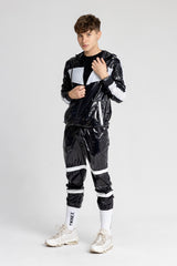 jacket "elite x night black/white nylon"