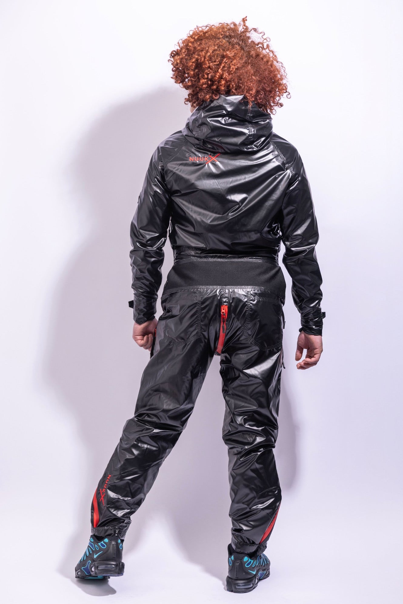 come.x.play fullsuit I iced black/red I nylon pro