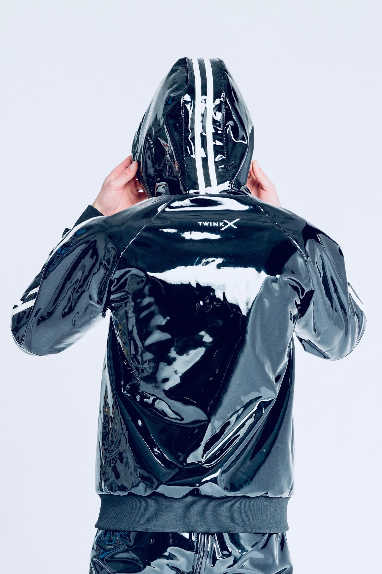 superhero jacket I black/white I pvc pro