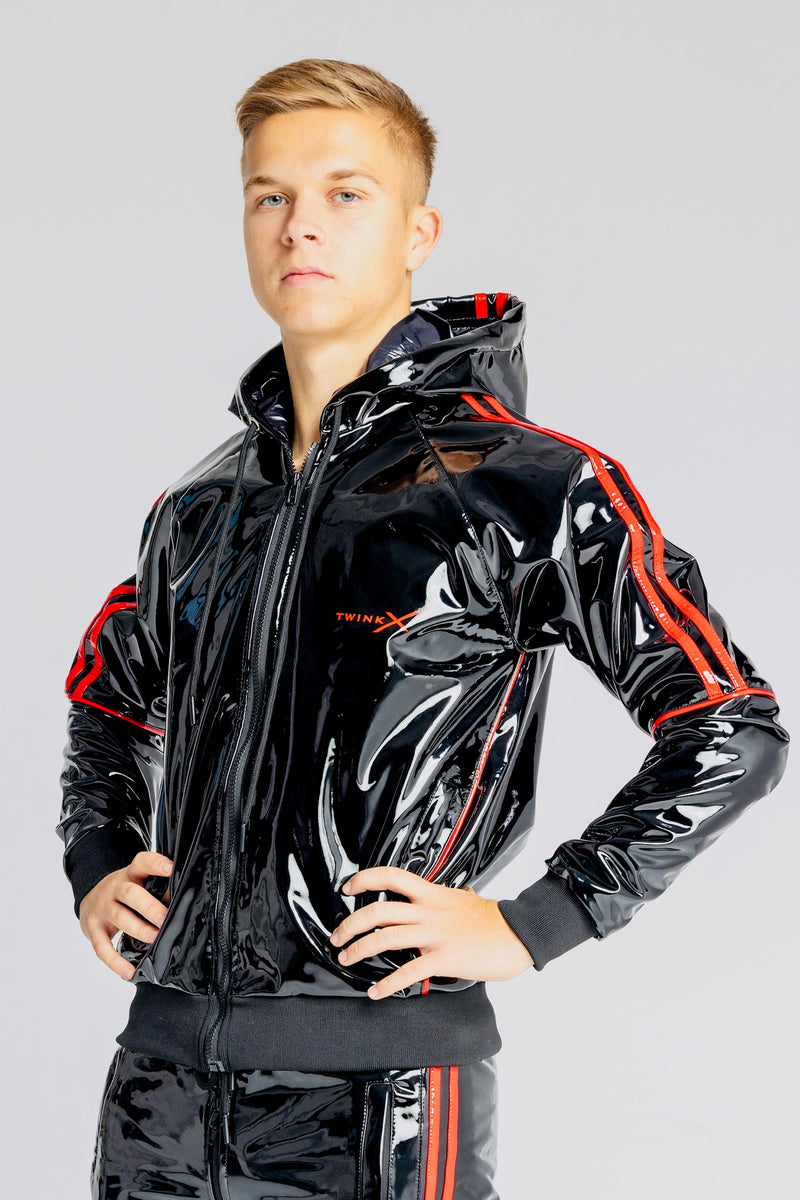 jacket "superhero black/red pvc pro"