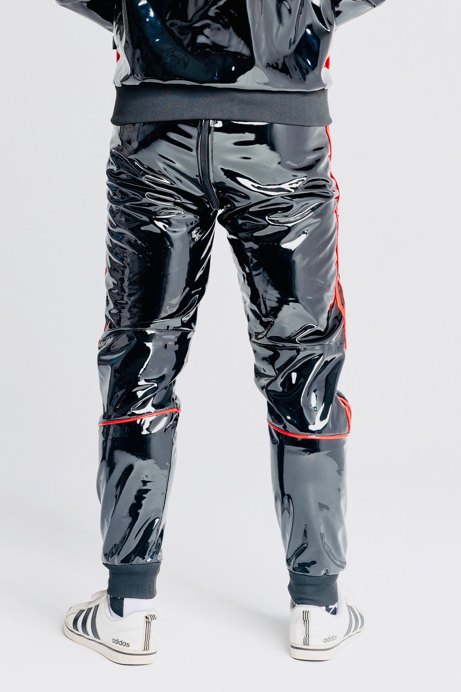 superhero pants I black/red I pvc pro