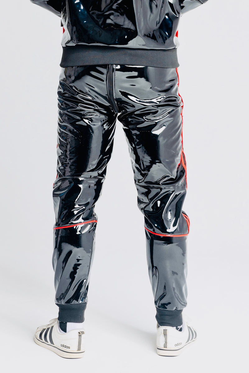pants "superhero black/red pvc pro"