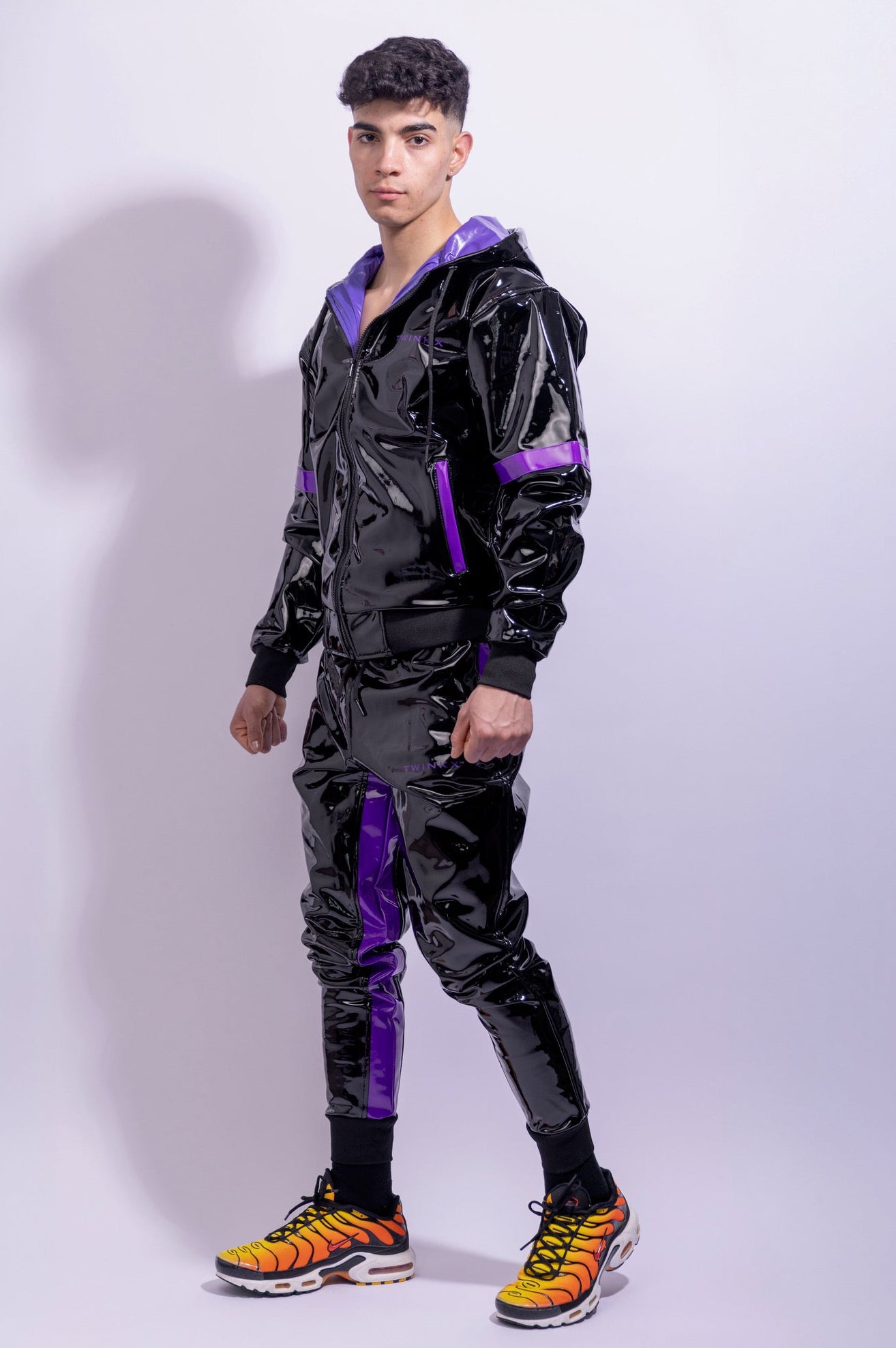 datingstar pants I black/purple I pvc pro