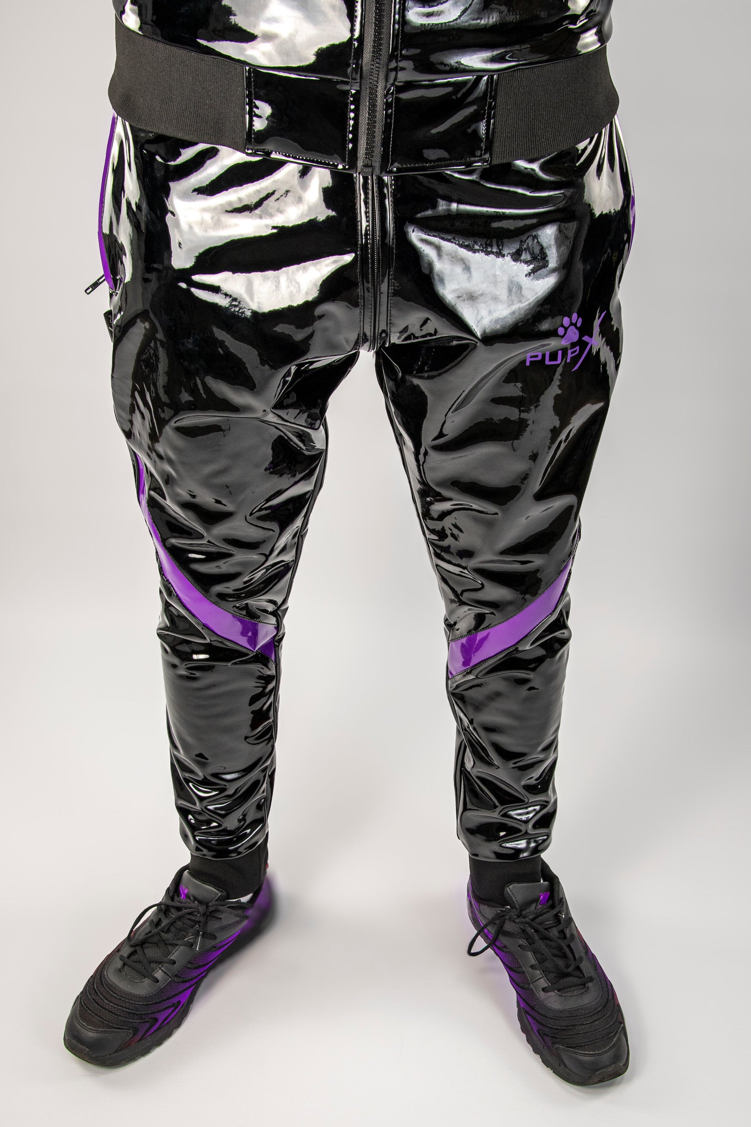 bark pants I black/purple I pvc pro