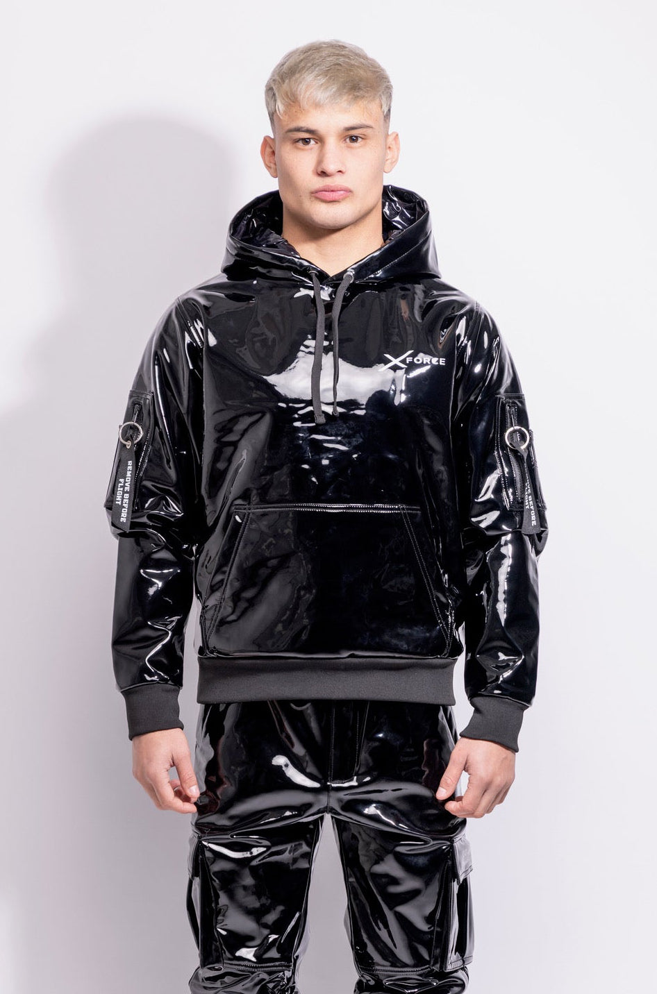 x-force flight hoodie I black I pvc pro