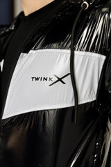 jacket "elite x night black/white nylon"