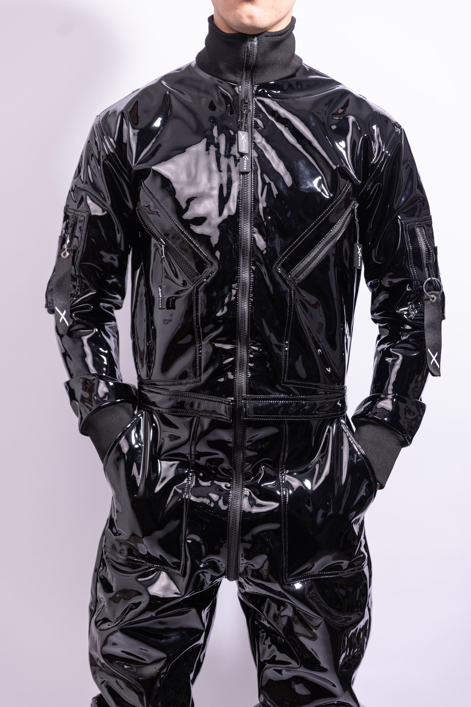 x-force flight suit I black I pvc pro