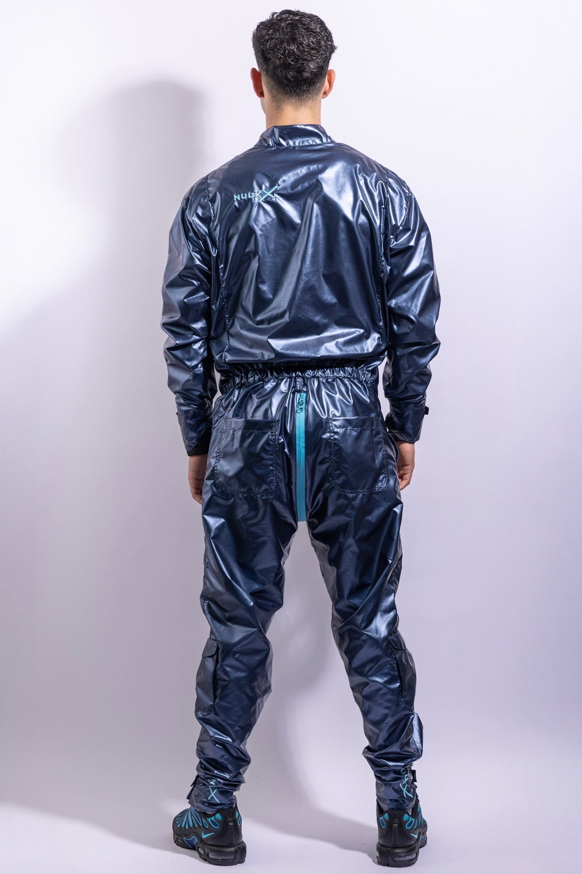 freefall flight suit I iced blue/neon blue I nylon pro