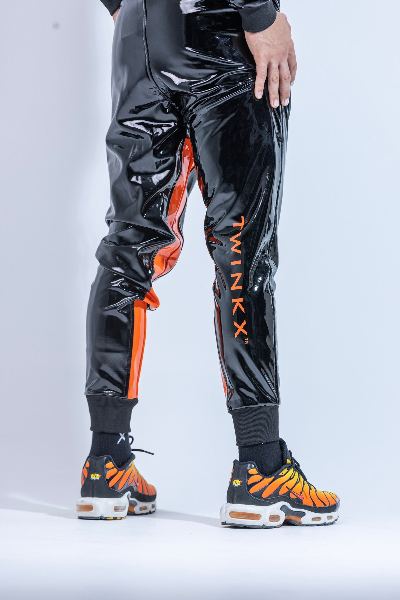 datingstar pants I black/orange I pvc pro