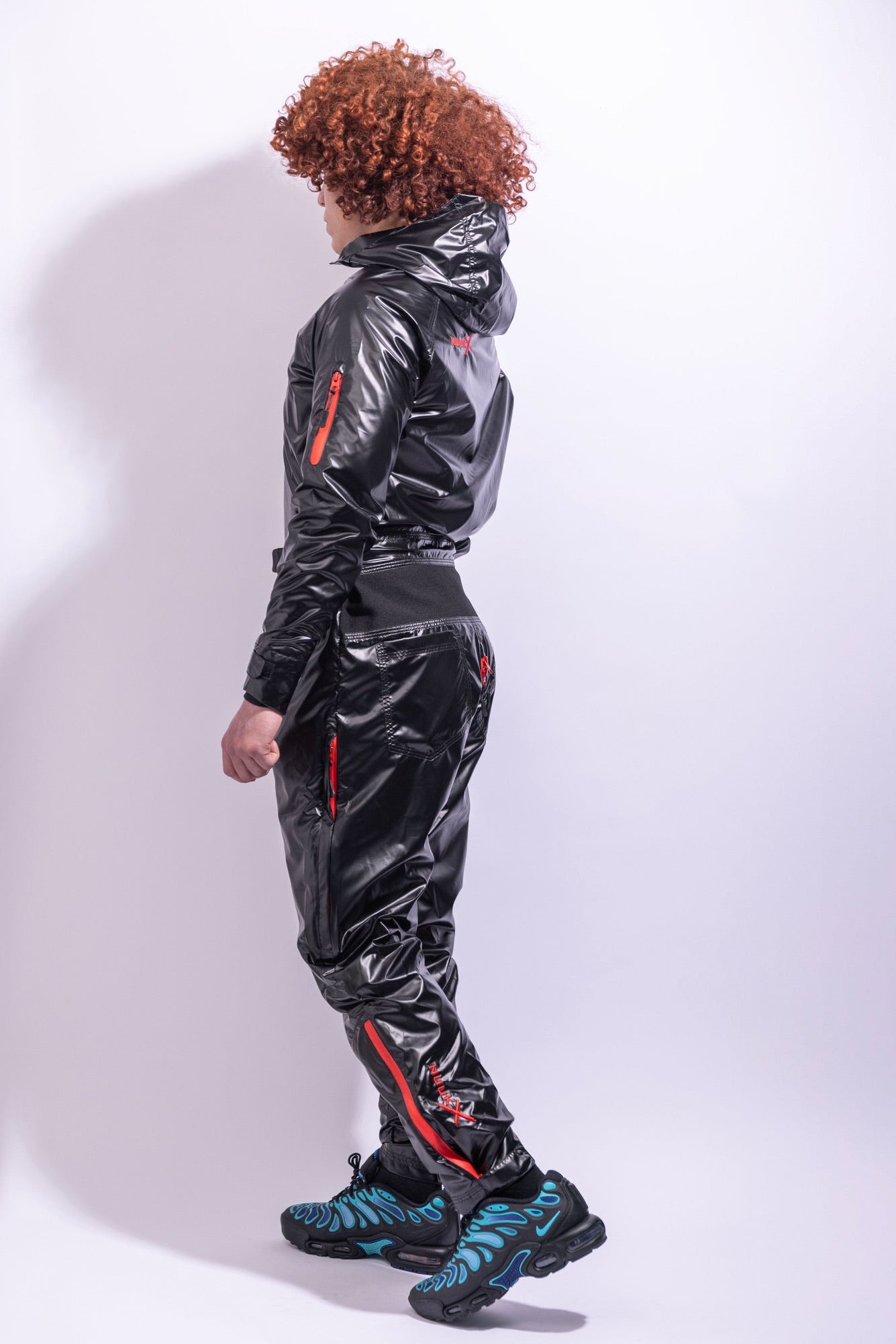 come.x.play fullsuit I iced black/red I nylon pro