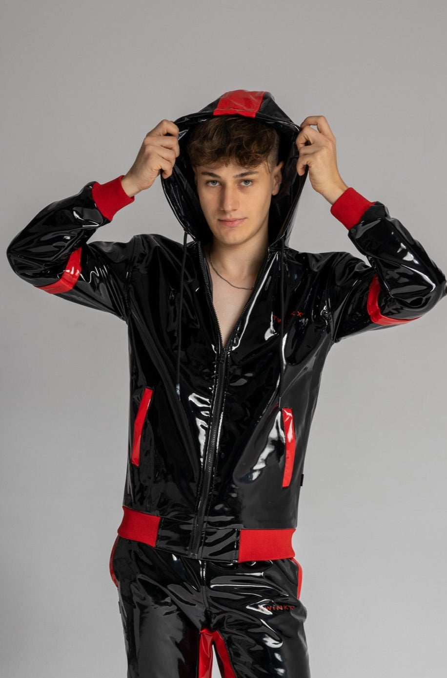 datingstar jacket I black/red I pvc pro