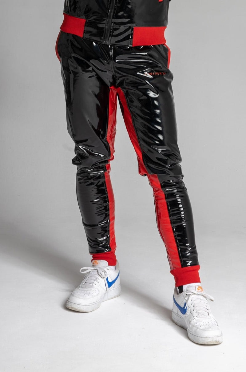 pants "datingstar pro black/red pvc"