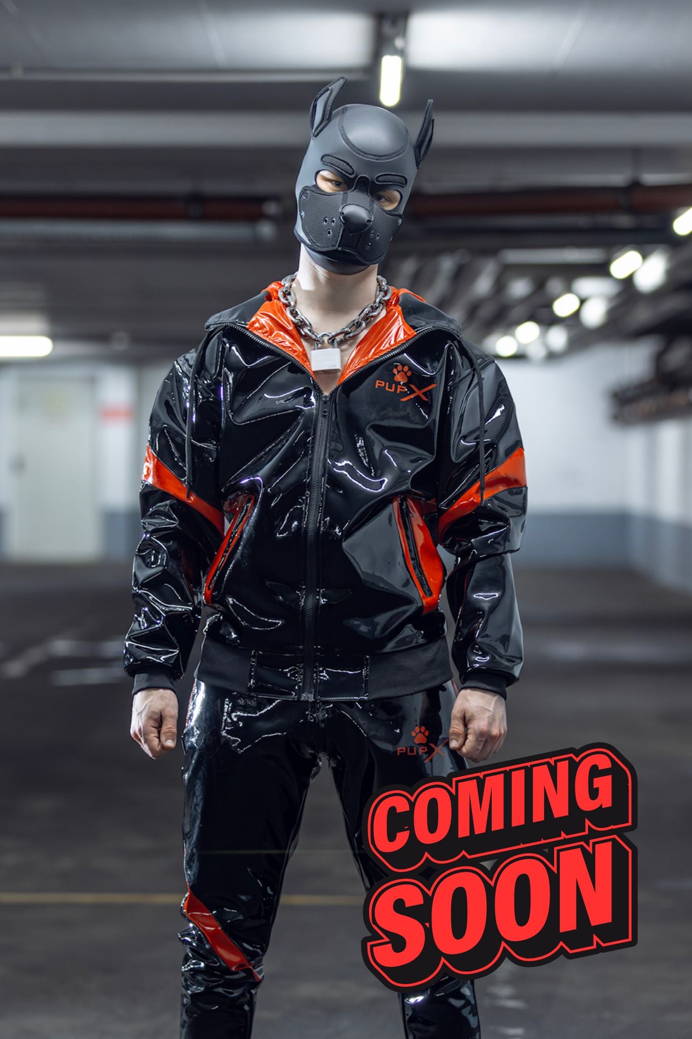 bark jacket I black/red I pvc pro