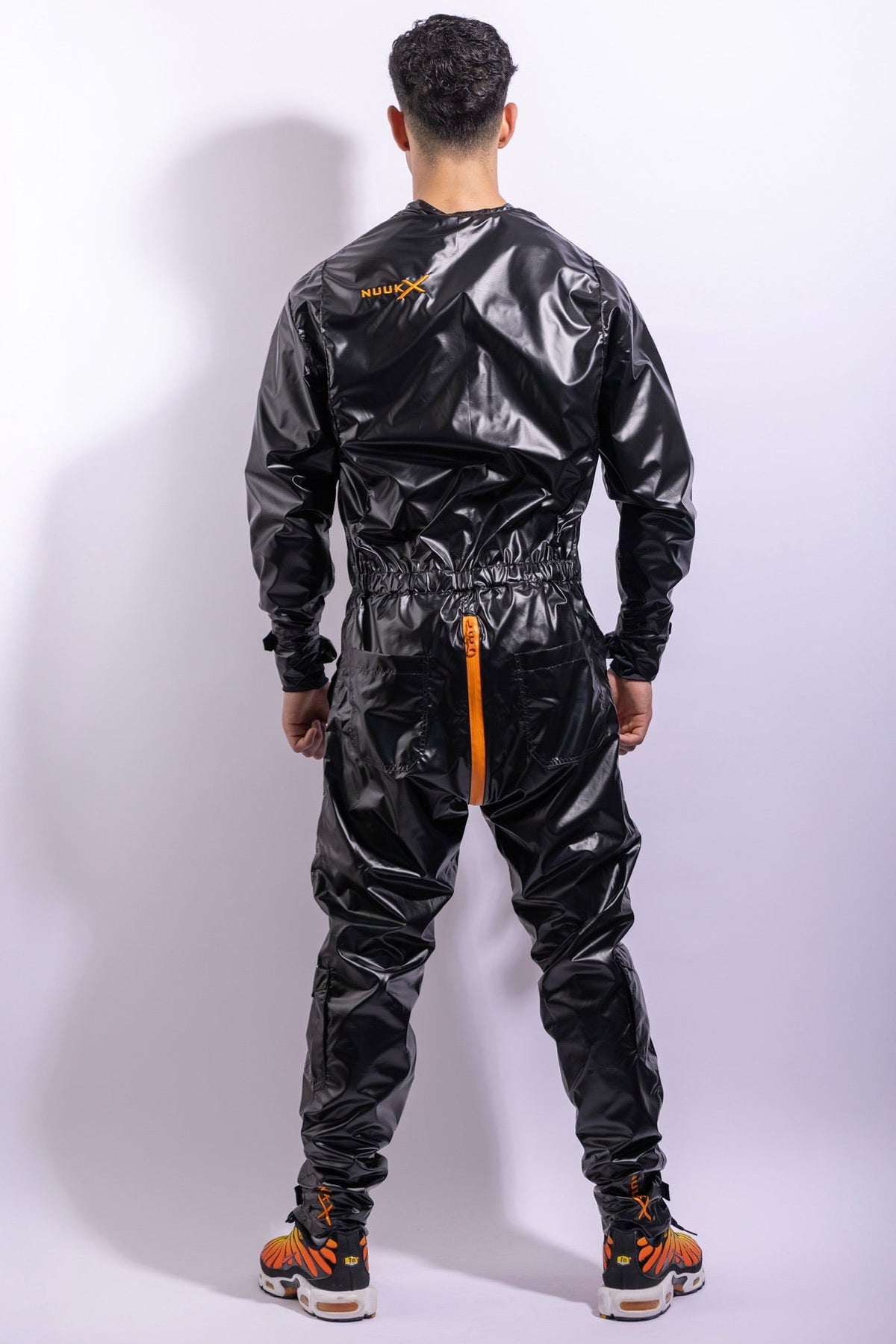 freefall flight suit I iced black/neon orange I nylon pro